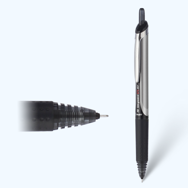 الطيار قلم أسود مجموعة كبيرة ت - مراجعة Pilot Pen V5 وسعره