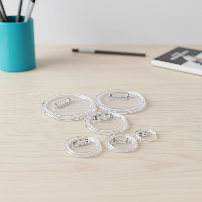 10 قطع من دبابيس الأزرار الشفا - مراجعة Button Badge Blank وسعره