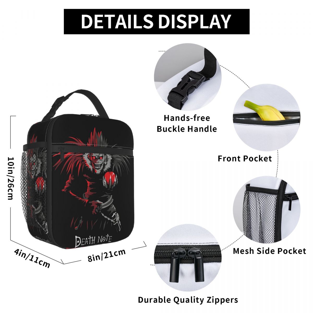 حقيبة غداء معزولة من Anime Dea - مراجعة Tote Bag Sublimation وسعره